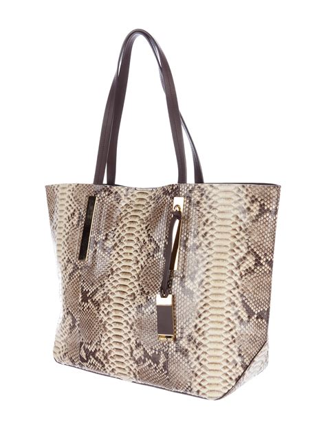 michael kors python tote